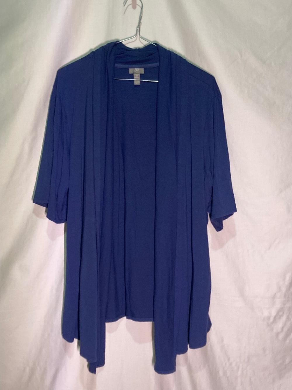 Cardigan, Short Sleeve - blue - J. Jill - 2X
